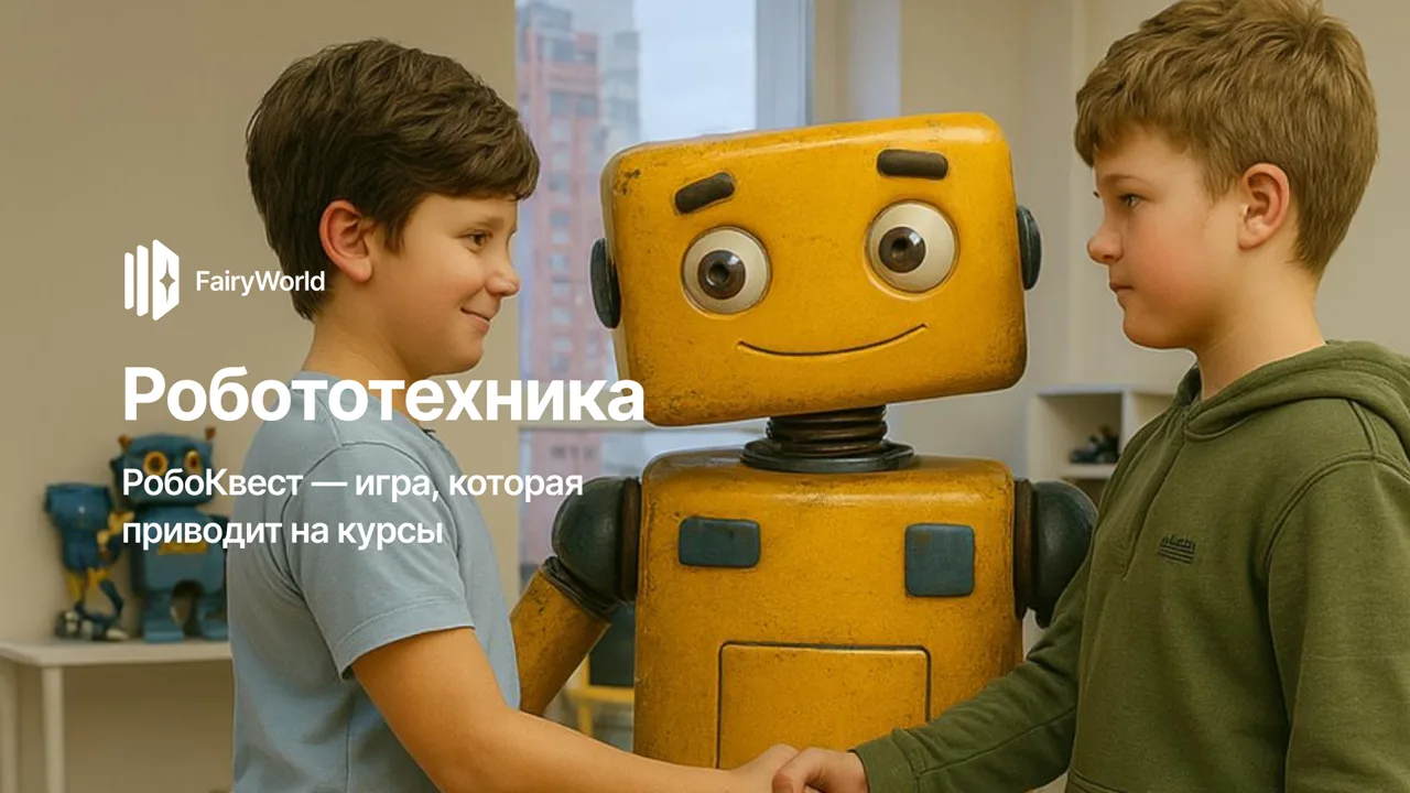 Робототехника: робот и ученики